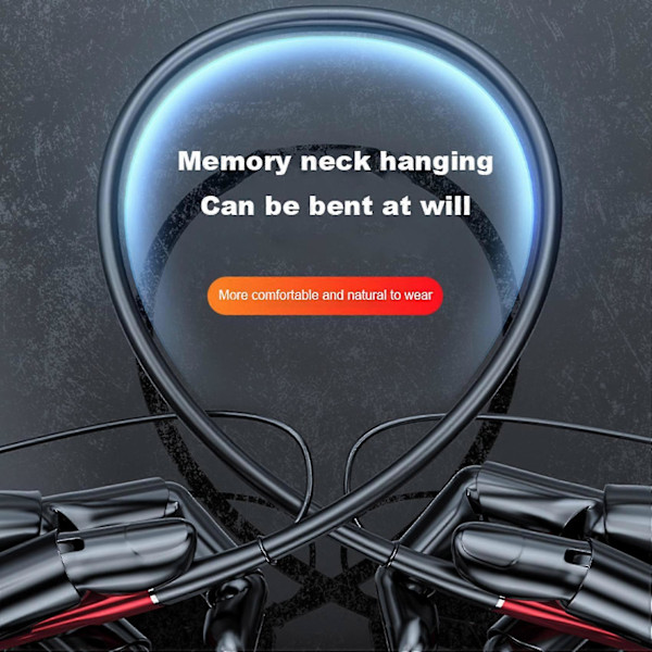 Trådlösa Bluetooth 5.1 Hörlurar Nackhörlurar Sport Vattentäta Headset E-sport Spel Universal