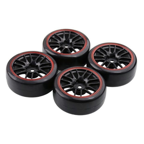 4st 1/10 12mm Hex Däck Fälgar D Bil För I Rc 1:10 On Car C