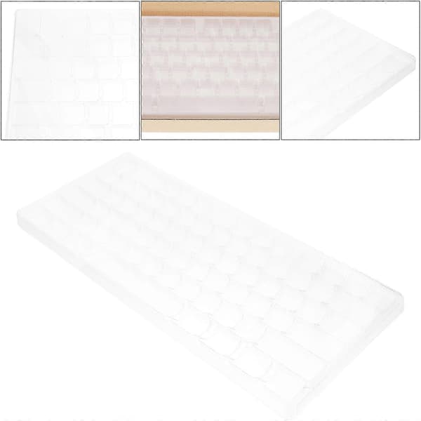 1 Set Förvaringslåda i Plast 3-Lagers Kraftpapper Plast Keycap Organizer Tillbehör