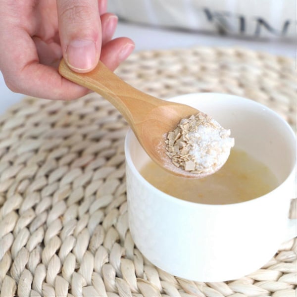 20 stycken små träskedar Mini kryddor Socker Säsong Salt Honung Tesked Kaffe Te Marmelad Mu