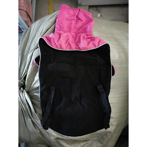 Varm Hundjacka Vattentät Whippet-Kappa Vinter Justerbar Greyhound Kläder Vinter Varm Fleece Kläder Italiensk Greyhound Kläder pink M