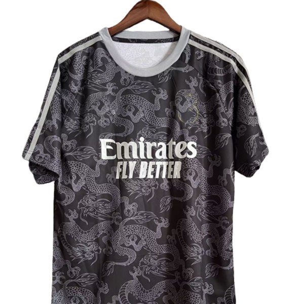 23-24 Real Madrid specialutgåva anpassad jersey träningsdräkt kortärmad jersey T-shirt EvraNO.3 S