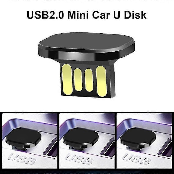 Indbygget musik, Mini Kort Bil U Disk Pendrive Usb Flash Drive Memory Stick Usb2.0 Kort Udp Udisk