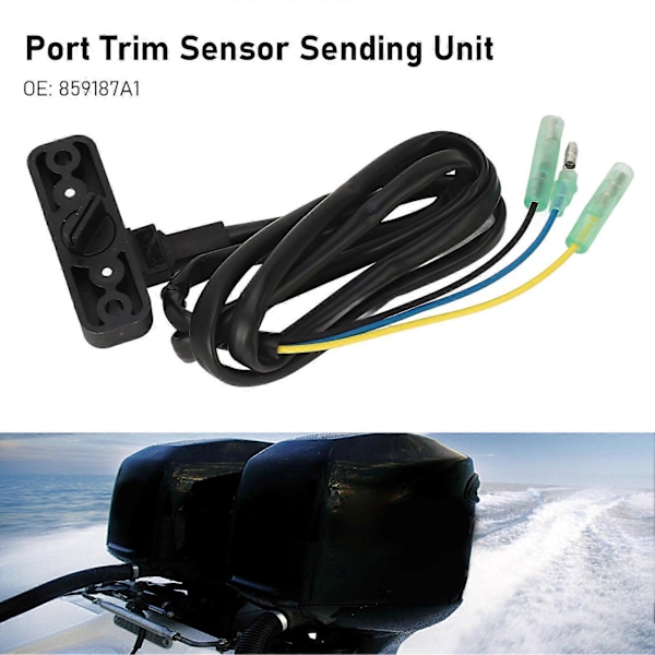 Port Trim Tilt Sender Sensor Sending Unit 859187A1 Sort Udskiftning til Mariner Optimax 3.0L DFI