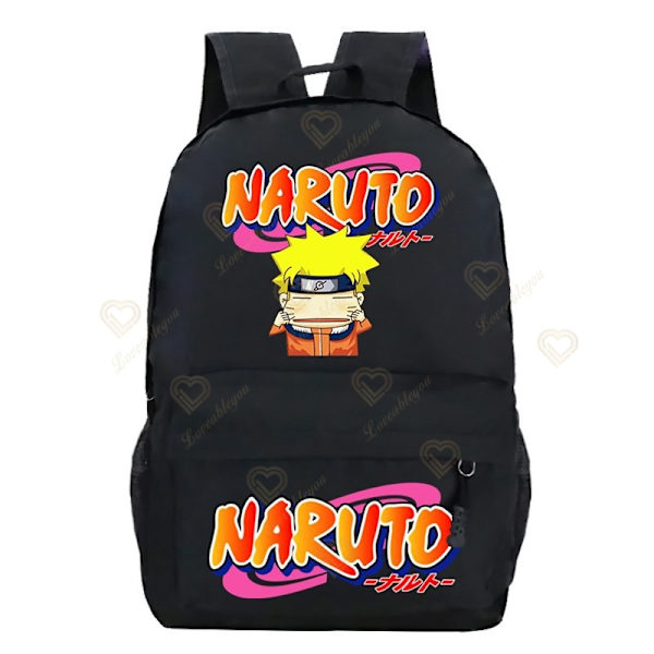 Anime Naruto Akatsuki Trykket Galaxy Ryggsekk Barneskolesekk style 9