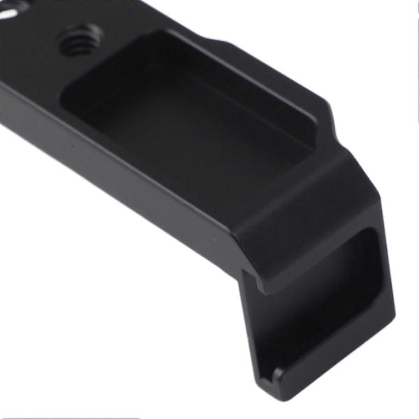 1/4 tum Snabbkoppling L-fäste Platta Aluminiumlegering Mikrofon Video LED Ljus Monterings Platta med Kallsko för G7X Mark III Kamera