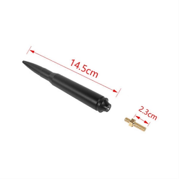 Auton Radio FM Lyhyt Antenni 5.7 tuumaa F150 2009-2022 2021 2022 Lisävarusteet (musta)