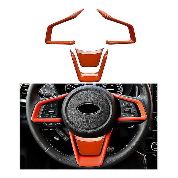 Ratpanelramme Trim Cover ABS Til Forester 2019-2022, Til Impreza 2017-2022, Orange