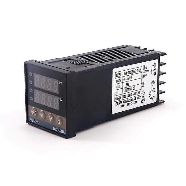 100-240vac Pid Rex-c100 Temperaturregulator Område 0 Til 900c Ssr40a K Termoelement, Pid Controller