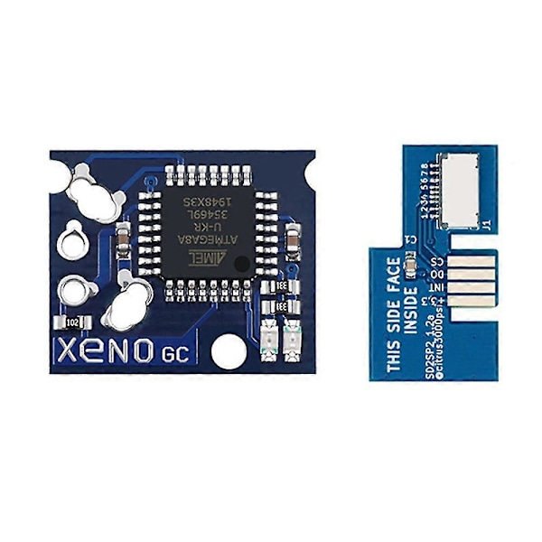 Sd2sp2 Adapter Udskiftning - SD Kortlæser + V 0.5 Cd + Xeno Chip Til Ngc Spillekonsol, Ntsc-u-xeno-