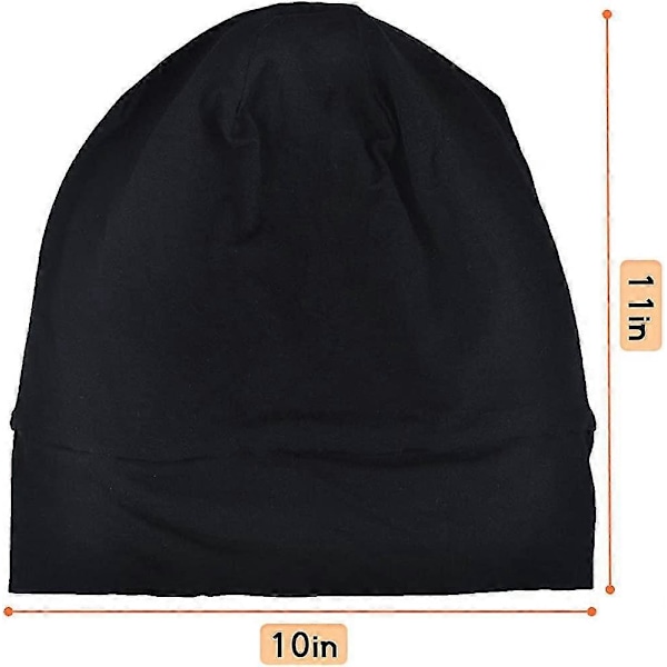 2-pack Sovmössa, Satinmössa Silkeshårsmössa, Nattmössa Slouchy Andningsbar Gåva