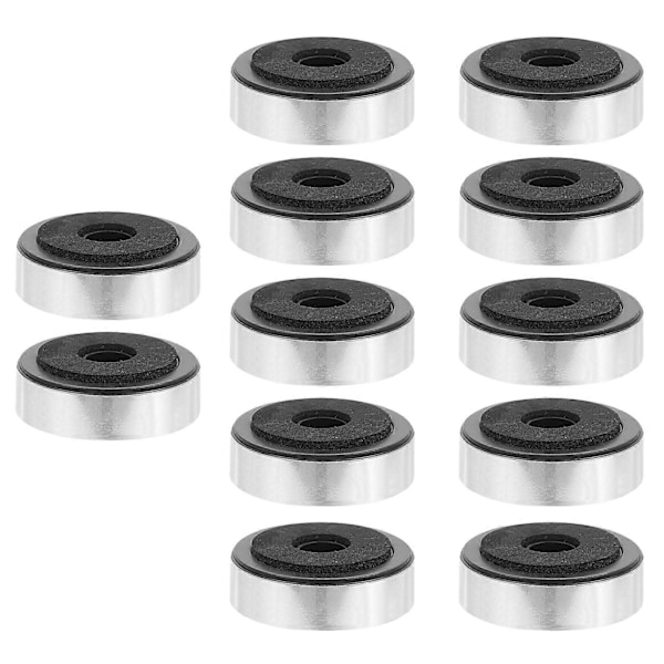 12 stk. Plastforsterkerfot Høyttaler Datamaskin Chassis Isolasjonsstativ Baseputer