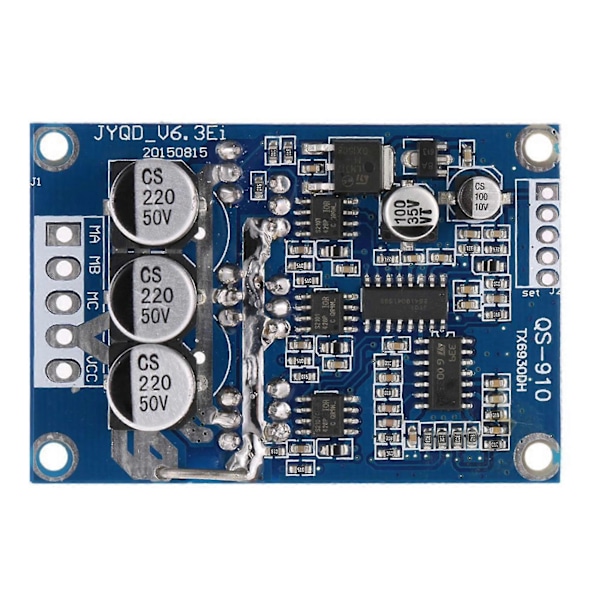 DC 12V-36V 500W Harjaton Moottoriohjain Ilman Hall-anturia PWM-ohjaus Tasapainotettu Auton Ohjainkortti Kestävä