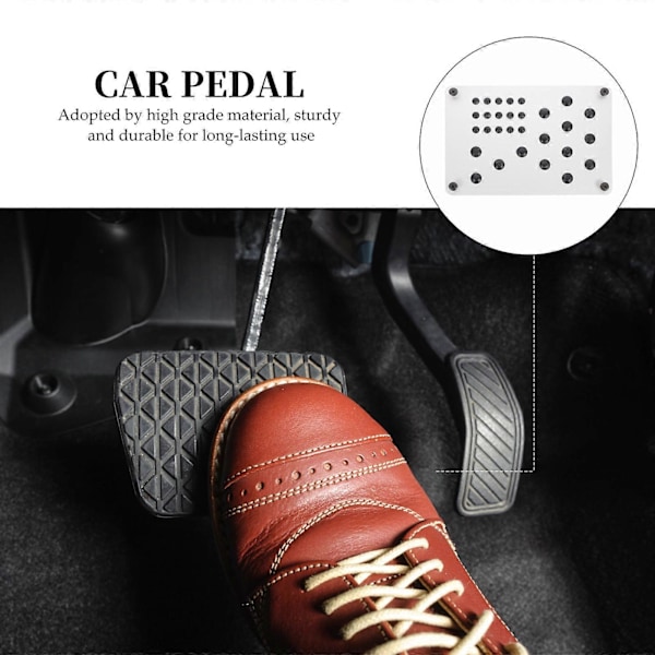 1 Sæt Holdbar Bil Fod Hæl Pedal Bil Gulv Fod Pedal Bil Gulv Hæl Pedal