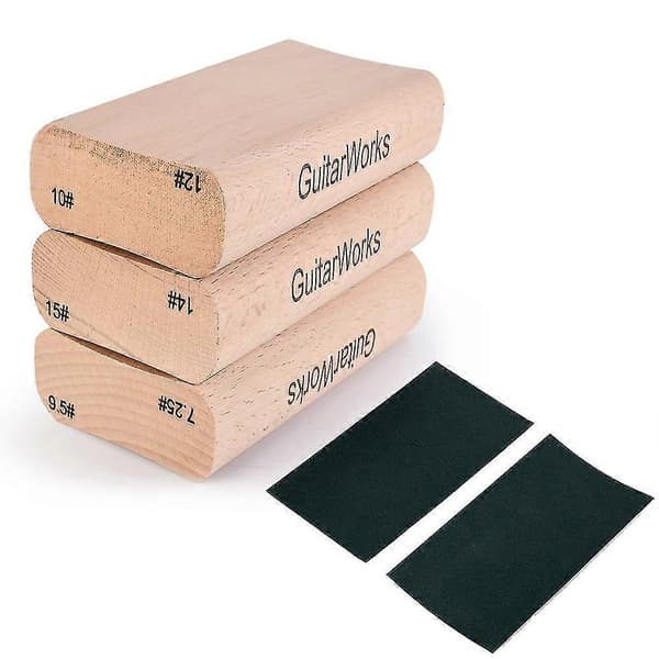 Trä Gitarr Radius Slipkloss För Gitarr Bas Band Planering Greppbräda Instrumentmakare Verktyg Gitarr Tillbehör
