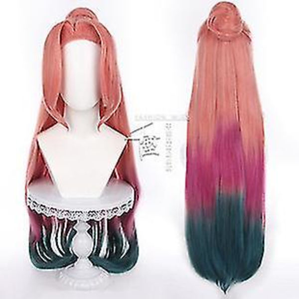 Nopea toimitus Lol League Of Legends Ocean Heart To Zhen Seraphine Cosplay Peruukki Värjäys Halloween Lava Puku Cosplay Anime Puku Rekvisiitta