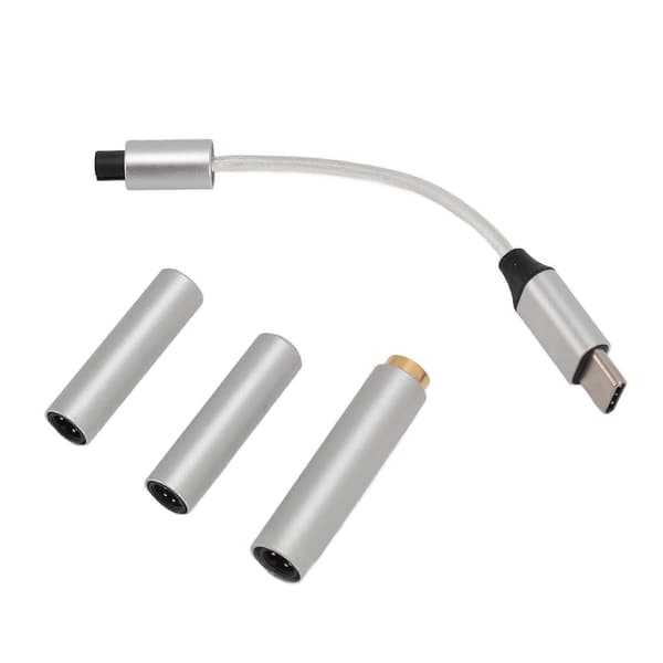 USB C til AUX Hovedtelefonstik Adapter Understøtter 32bit 384kHz PCM USB Type C til 2.5mm 3.5mm 4.4mm Hovedtelefonstik Adapter