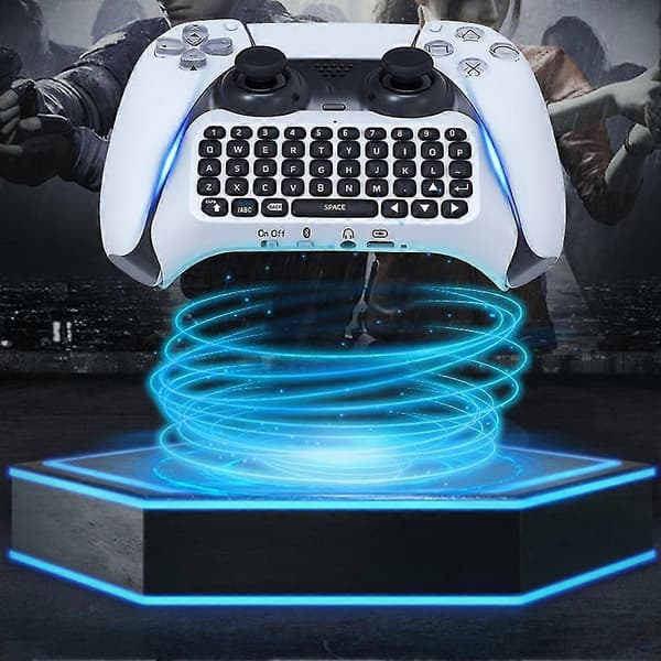 Trådløst tastatur 3.0 controller chat pad til controller indbygget højttaler gamepad tastatur