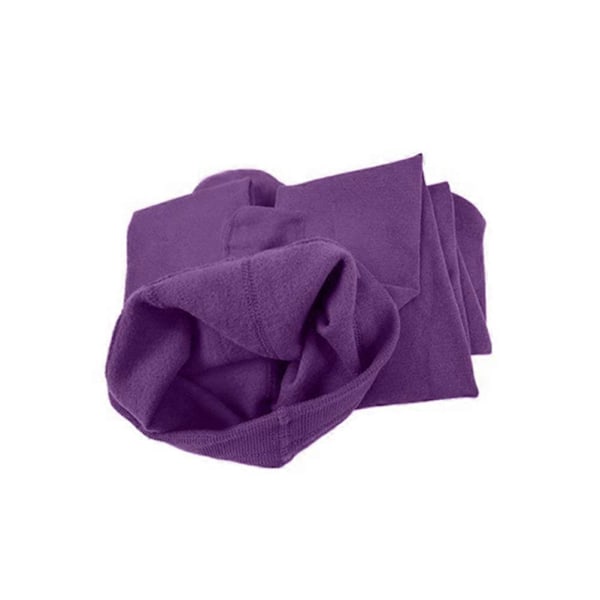 Flickor Vinter Varma Fodrade Tights Byxor Barn Elastiska Tjocka Leggings Nionde Byxor för 5-7 År (Lila)