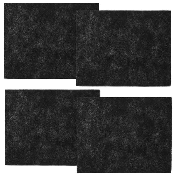 4 Ark Luftkonditioneringsfilter Aktiverat Kol Fiberfilter Luftventilfilter