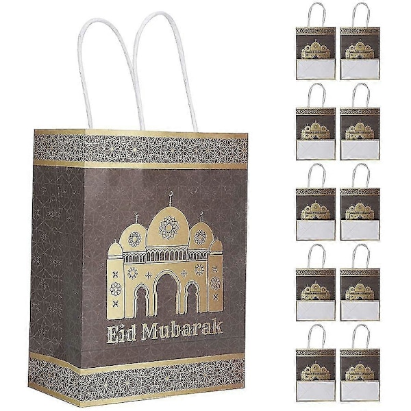 12 st Dan Väska Eid Mubarak Presentpåse Råttor För Barn Dan