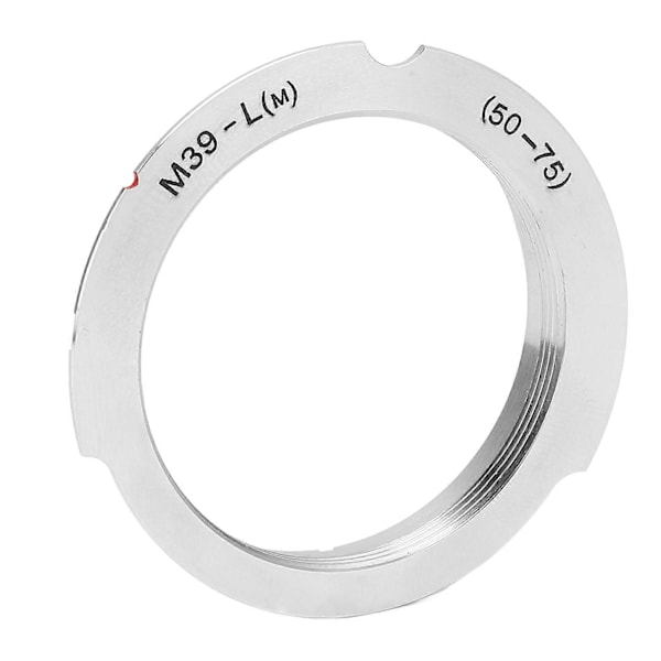 M39LM Objektivadapterring Aluminiumlegering Høy presisjon Objektivadapterfeste for Leica M39 LSM LTM 50mm 75mm Objektiv