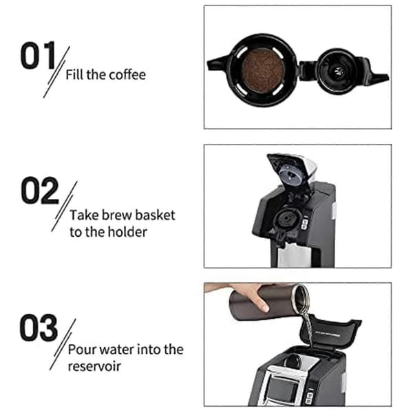 Gjenbrukbar Kaffefilterkurv Påfyllbare Kapsler Koppfilter Kompatibel Med Beach Flexbrew