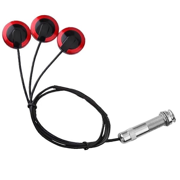 Gitarr Pickup Professionell Piezo Kontaktmikrofon Pickup För Gitarr Violin Banjo Mandolin Ukulele