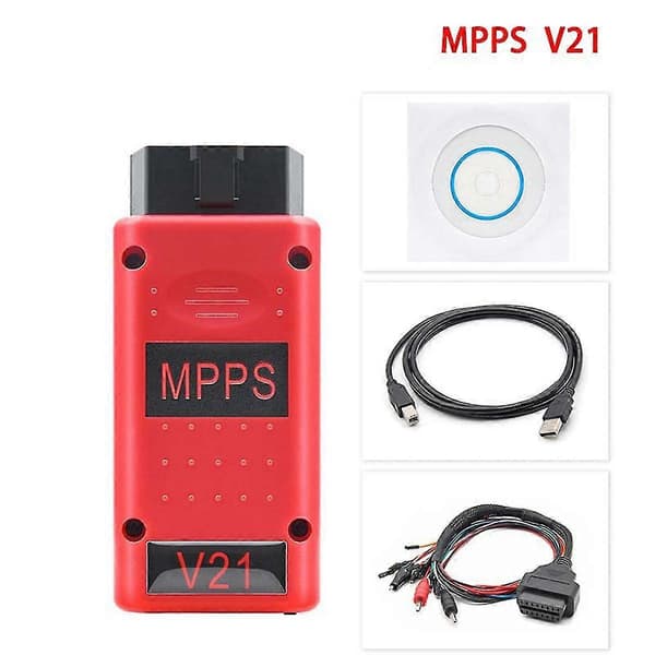 Lås opp Mpps V21 V22 Ecu Chip Tuning Interface Ingen Bruk Begrenset Ecu Master Med Breakout Tricore Kabel