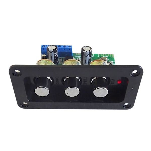 Mini Bluetooth 5.0 Förstärkare Stereo 2x26w 8 Ohm Högtalare Ljudförstärkare Diskant Tonjustering Hem