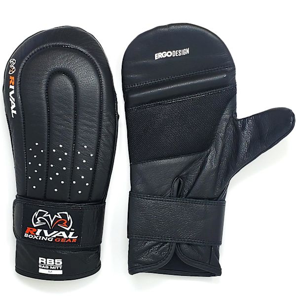 Rival Boxing RB5 Hook and Loop Pose- og Slagpuder Black XL