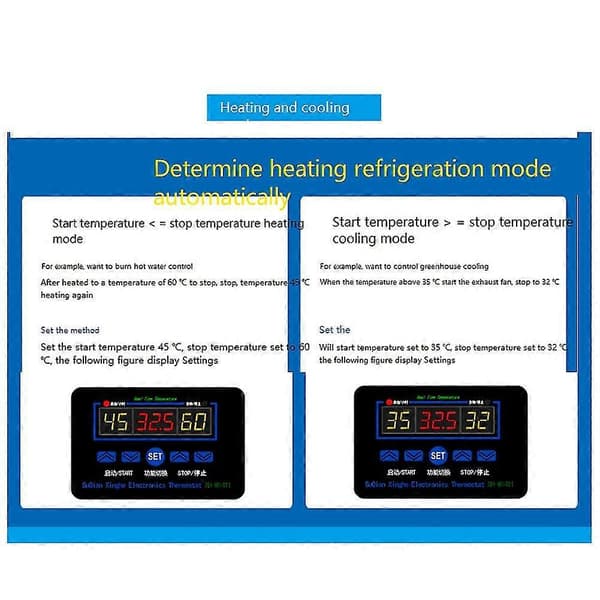 W1411 12v 10a Led Digital Temperatur Tat S Sensor Til S A