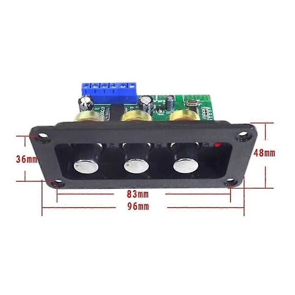 Bluetooth 5.0 Förstärkare Ljudkort 30w Mono Steg Effektförstärkarkort, U Disk Decoder, med