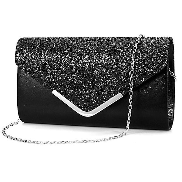 Glitter Iltalaukku Naisten Clutch Käsilaukku Naisten Häät Prom Iltalaukku Ketjulla