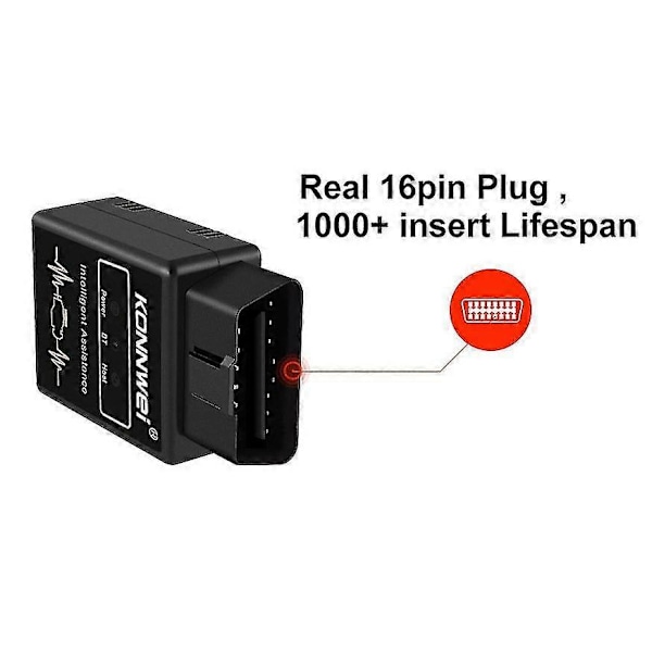 Kw912 Obd2 Automatisk Diagnostisk Skanner Testare & Fel Skanner Verktyg Metall För Android Bluetooth Kodläsare