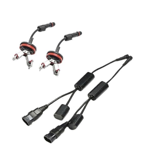 1 sett Bil Halo Angel Eyes LED Lys H8 6w Hvite Pærer For E90 E92 E93 E89 E60 E70