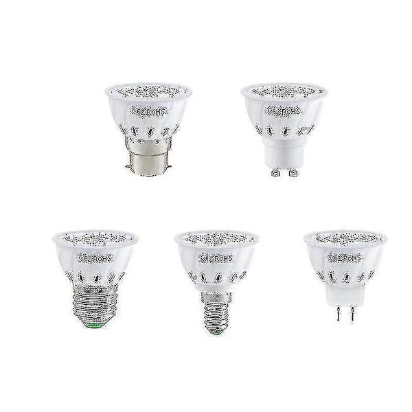 Led-kasvatuslamppu sisäkasveille, lämmin valkoinen 48 LED MR16