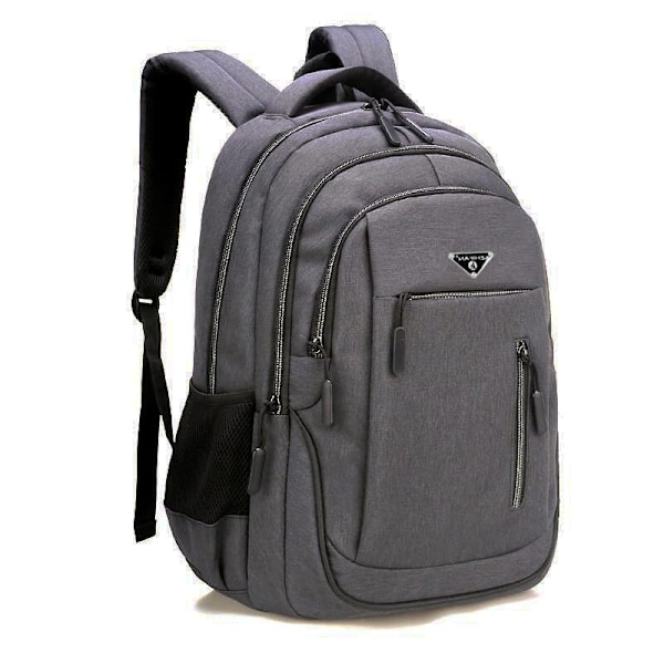 Oxford Vanntett Ryggsekk for Menn, Business Laptopveske, Casual Ryggsekk Dark Gray 18 inches