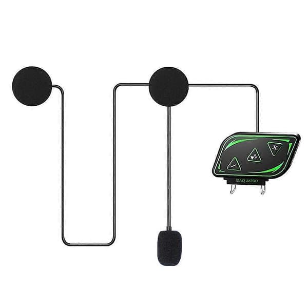 Motorsykkel Bluetooth Fullhjelm Håndfri Stemmeassistent Samtale Intercom Headset Med Cnc Støyreduksjon