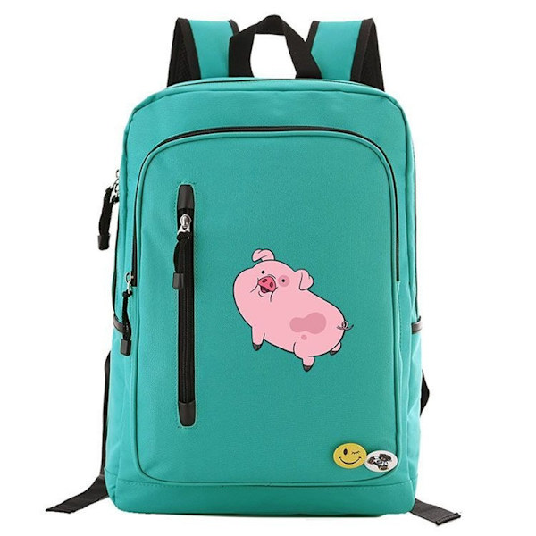 Anime Gravity Falls Ryggsäck Dragkedja Ficka Skolväska Student style 4