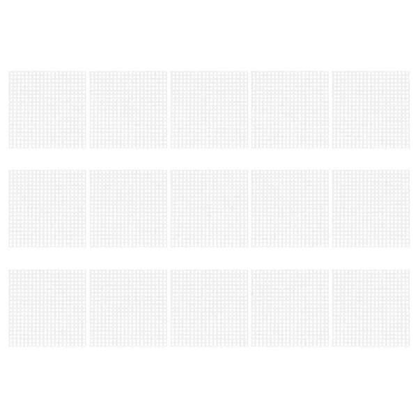 25 st Mesh Plast Canvas Ark Korsstygn Sömnad Plast Canvas Ark