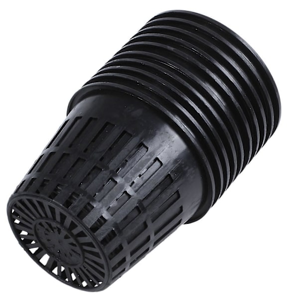 30 stk. 3 tommer Heavy Duty Mesh Pot Net Cup Kurv Hydroponisk Aeroponisk Plantning Vokse Klon Sort