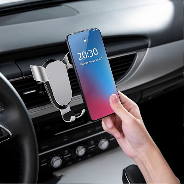 Autopuhelinpidike Tuuletusaukko Autopidike Säädettävä Pidike Iphone12 11 Pro Max Xr Xs X 8 7 P30 Pro:lle