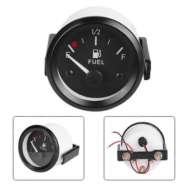 2 Tommer 52mm Bil Drivstoffnivåmåler med Drivstoffsensor E1/2F Pekeindikator