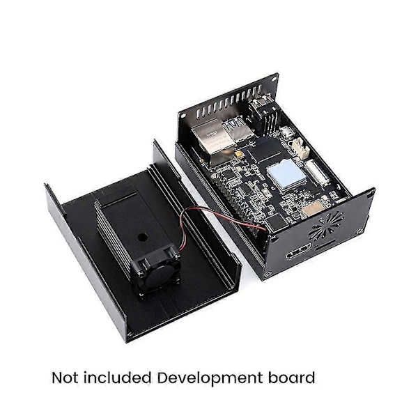 Case, Indbyggede finner med Ing Fan, til Rising X3-pi-case, Dissipat Sh