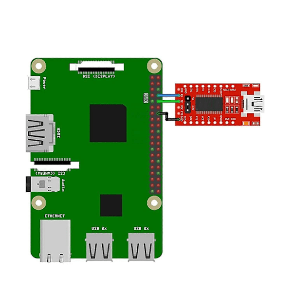 Ft232rl Mini Usb Till Ttl Seriell Konverter Adapter Modul 3.3v 5.5v Ft232r Port Dtr Tx Vcc Gnd Pin(3p