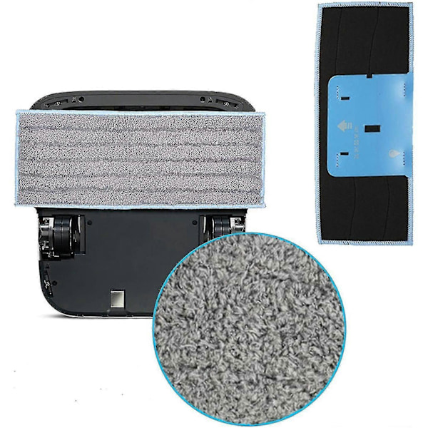 8 Pakk Vaskbare og Gjenbrukbare Moppputer for iRobot Braava Jet M6