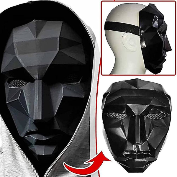 1 st Mask Halloween Kostym Cosplay Cover Maskerad Tillbehör Halloween rekvisita Unik stil