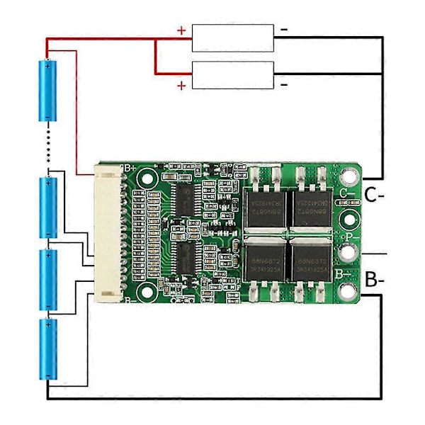 Litiumakku Balansoitu BMS 13s 48v 15a 20a 30a 18650 Pakkausten Lataus Pcb Pcm Sähköpyörälle/Pankki Sola