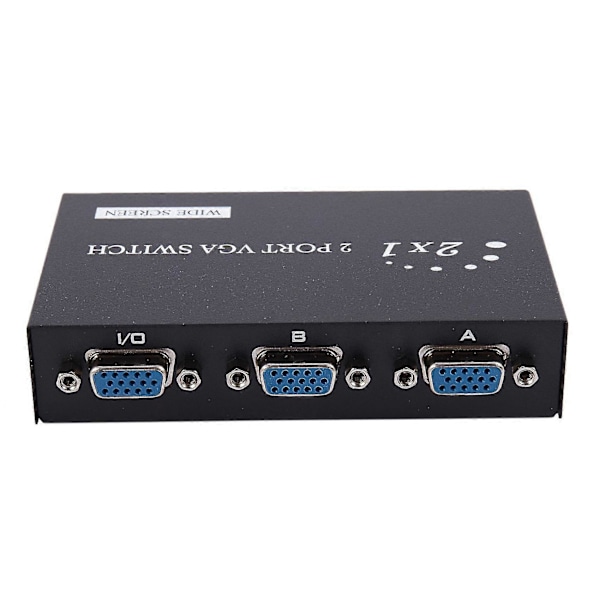2x 1920x1440 Vga Switch 2-inn-1-ut 2 Port Delingsbryter Splitter Boks